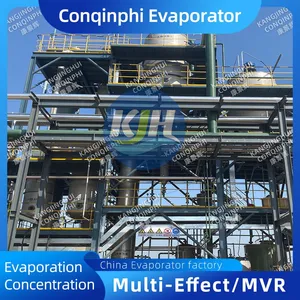 Triple-effect Evaporator Crystallizer 0.5MPa Steam Pressure Multi-stage Energy Saving 1200L/h thumbnail-2