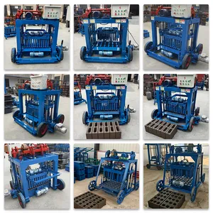 Factory Price QT4-35C Mobile Cement Block Machine Automatic Hollow Brick Making Machine thumbnail-4