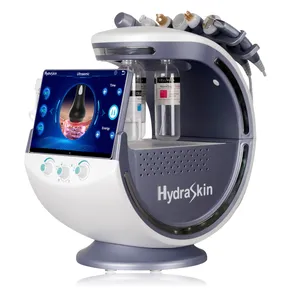Stainless Steel Tip Smart Ice Blue Hydro Facial Oxygen Jet Peeling Machine RF 6 Probes 220V thumbnail-1