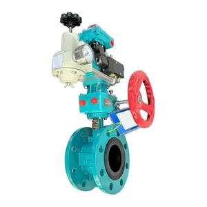 Manufacturer's Direct Sales of High-quality Pneumatic Flange Butterfly Valves thumbnail-2