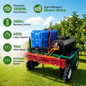 Professional 600L Remote Control Orchard Sprayer Air Assisted Crop Protection Spraying Machine thumbnail-1