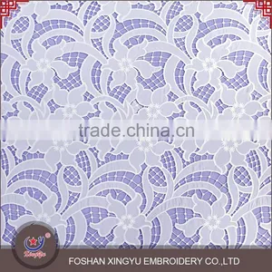 2016 Textile Latest Design Flower Pattern Sweet Girl Style Embroidery Lace Fabric for Apparel thumbnail-2