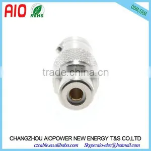 Straight Brass With Nickel Plating Coaxial Adapter BNC Female to RCA Female BNC to RCA thumbnail-2