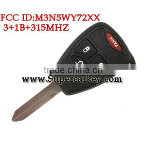 Best Quality 3+1 Button Remote Key With 315MHZ(FCC :M3N5WY72XX) for Chrysler thumbnail-1