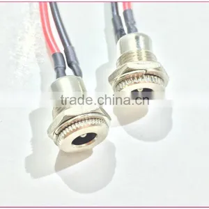 UL Red and Black Electrical Wire Solder DC Jack 22 Cable Assembly thumbnail-6