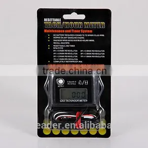 Digital Inductive Waterproof Tiny Tach Hour Meter Tachometer Used For Motocross Dirt Bike Boat Marine Generator thumbnail-6