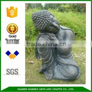 Sitting Buddha 19" High Outdoor Statue thumbnail-1