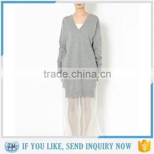 Round Collar Woolen Sweater New Designs for Ladies With Factory Price thumbnail-1