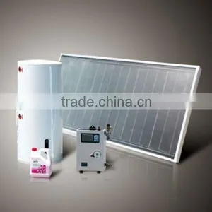 Digital Control Flat Solar Collector System With Porcelain Enamel Inner Tank thumbnail-1