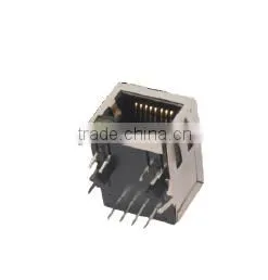 LED Side Entry RJ45 PCB JACK With Shielding thumbnail-1