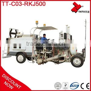 Big Driving Type Thermoplastic Spraying/Extrusion/Screeding Road Marking Machine thumbnail-1