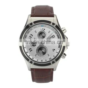 M3 Series Genuine Leather Strap Howear OS Android Wear With Android & IOS Support thumbnail-4