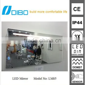 Any Shape 4mm Thickness Wall Mounted LED Bathroom Mirror thumbnail-3