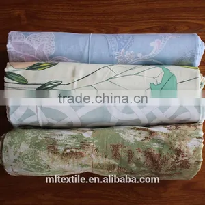 Width 2.4m 100% Natural Bamboo Yarn Woven Printed Fabric thumbnail-3
