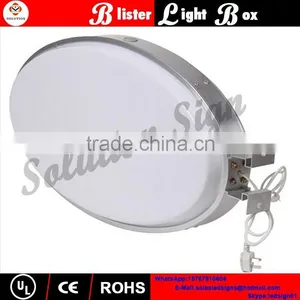 OEM Shape Outdoor Aluminum Vacuum Advertising Rotating Sign thumbnail-3