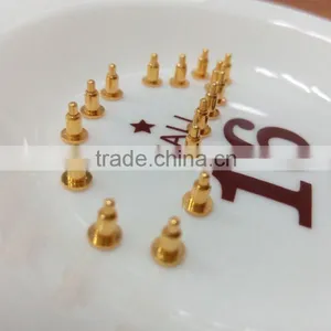 Shenzhen Products Supplier Brass C3604 and SUS304 Spring Loaded Pogo 4 8 10 12 Pin Connector for Electronics Machine thumbnail-2