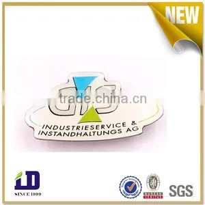 Customized Epoxy Squre Shape Company Logo Metal Pin thumbnail-3