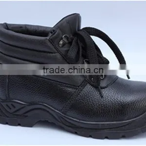 Steel Toe Cap Cow Leather Lace-up Safety Shoes thumbnail-2