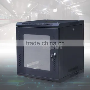 9U Wall Mount Network Server Data Cabinet Enclosure Rack Glass Door Lock thumbnail-1
