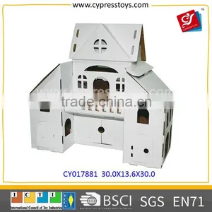 China Toys Diy Paper Doll House thumbnail-6