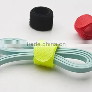 100% Nylon Colorful Hook and Loop Straps Computer Cable Ties thumbnail-1