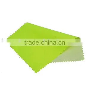 100D Polyester Fluorescent Pvc Fabric for Vest or Raincoat thumbnail-1