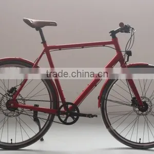 2015 Newest Style Red High Quality 700C Belt Drive Bike thumbnail-1
