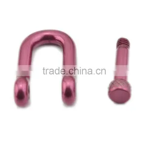 Pink Shackle for Paracord Bracelet Christamas Cute Gift thumbnail-6