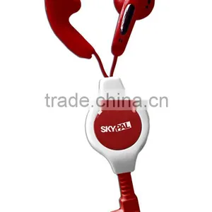 Headphones Earbud With Retractable Cord thumbnail-1