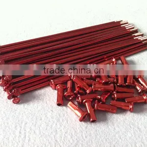 Red Motorcycle Spokes ,stainless Steel Spokes thumbnail-1