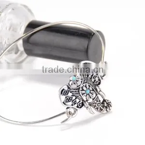 >>SW16567 Promotion Turquoise Elephant Bracelet/ thumbnail-2