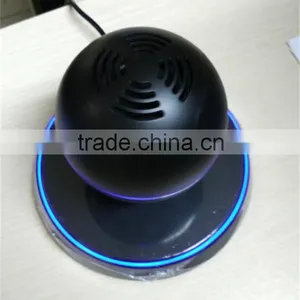 Factory Supply Mini Portable Magnetic Levitating Led Light Bluetooth Speaker thumbnail-1