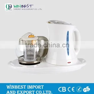 2015 Plastic Electric Kettle Tray Set With Tea Pot thumbnail-1