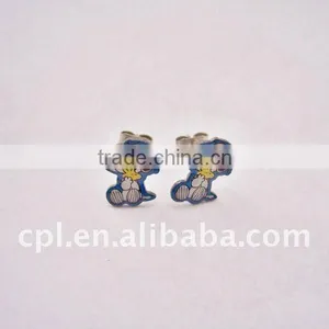 OEM Custom Design Snoopy Printed Earrings thumbnail-1