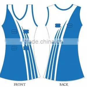 Stripe Design Netball A-line Dress Sublimation Made thumbnail-3