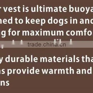 High-perrformance Pet Swimming Saver Vest Brown 35cm thumbnail-5