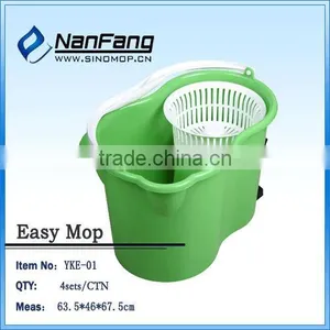 360 Mop With Stainless Steel Basket for House Cleaning thumbnail-1