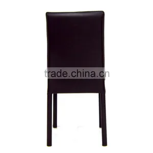 Modern Appearance Metal Style Leather Upholstery Dining Chair thumbnail-4