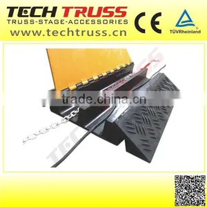 Rubber 5-Chanel Car Cable Cross Protector thumbnail-5