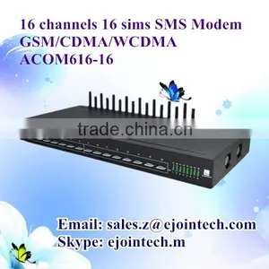 Ejointech Voip 16 Channels Gsm/cdma/wcdma Modem Bulk Usb Modem With Sms Gateway thumbnail-1