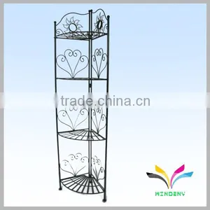 High Quality Hot Sale Customized 4 Tiers Removable Metal Bathroom Shelf thumbnail-1