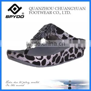 Light Weight High Heel Wedge Flip Flop Sandal thumbnail-1
