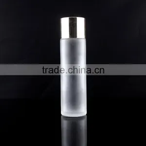 Wholesale 100ml Frosted Lotion Glass Bottle With Nice Cover thumbnail-1
