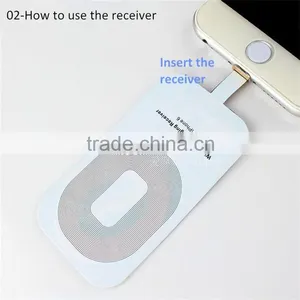 Wireless Charger Receiver for Iphone 6 6s Plus qi Standard Quick Wireless Phone Charger Receiver Hot Selling thumbnail-2
