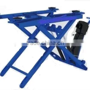 Portable Electric Mobile Mid-rise Scissor Car Lift / Vehicle Lift thumbnail-1