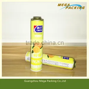 Lemon Air Cleaner Spray Aerosol Can of Diameter 52mm With CMYK thumbnail-1
