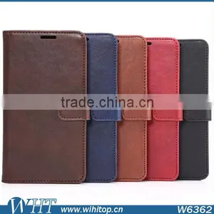 Carzy Horse Pattern Wallet Stand Booklet Flip Leather Case for Samsung Galaxy S6 G9200 With Card Holder thumbnail-6