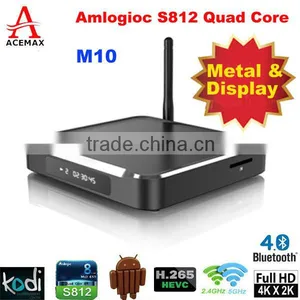 Acemax Octa Core M10 Ott M10 Firmware Android tv Box With High-end Configuration Amlogic S812 CPU ,dual Band Wifi, Metal Case. thumbnail-1