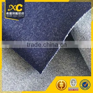 Weft Knit Stretch Terry Stretch Indigo Blue Denim Fabric thumbnail-2