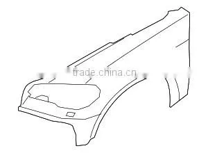 51657052400 FRONT FENDER GENUINE thumbnail-1